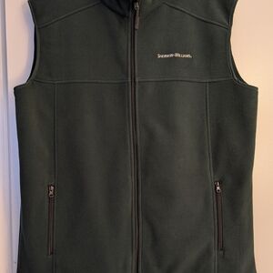 Men's Sherwin Williams Green Fleece Vest Xlarge
